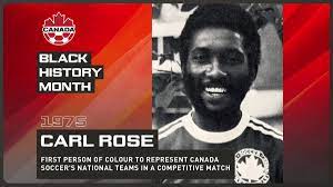 As part of Black History Month, watch Carl Rose interview about being first person of color to represent the Canadian National Team